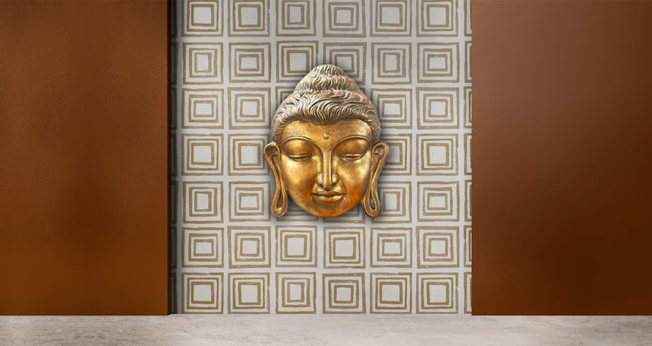 What Does the Buddha Statue Face Wall Hanging Represents? - artociti