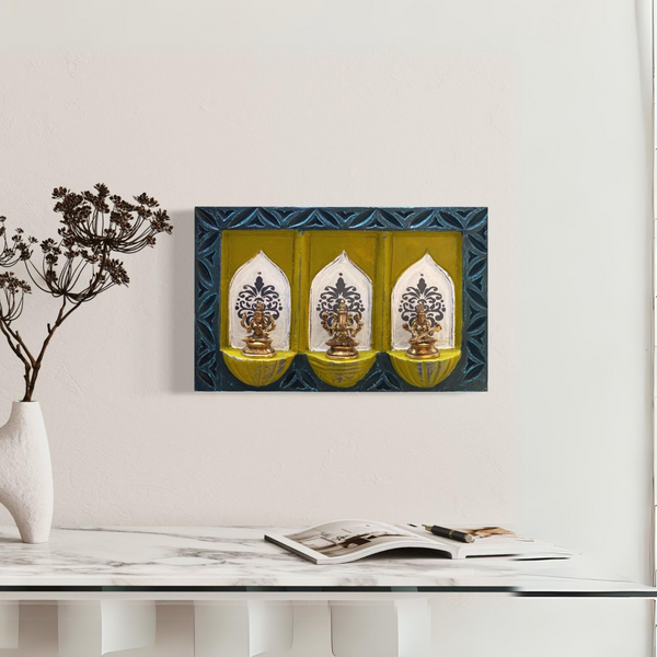 Ethnic Wall Decor in distressed look | Rajasthani Jharokha Wall Decor | Colorful Wall Decor | Ready to hang