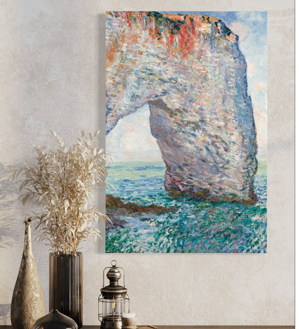 The Mannieporte Near Etretat by Claude Monet | Ready to hang | Giclee Print