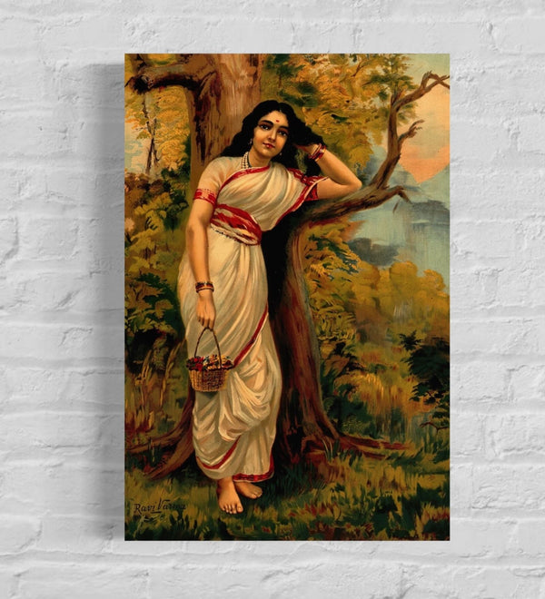 Ahalya by Raja Ravi Varma | Famous Canvas Painting