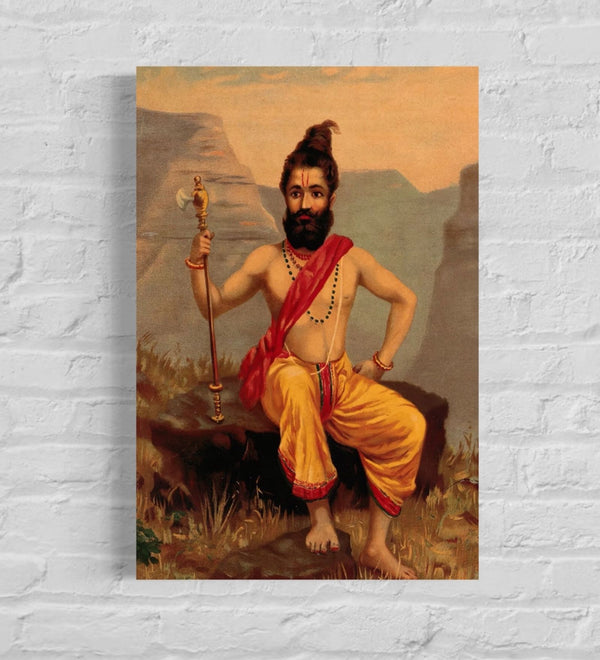 PARASHURAM AVATAR by Raja Ravi Varma | Famous Canvas Painting