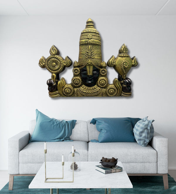 Large size 4 feet Balaji 3D Relief Mural Wall Hanging | Ready to hang