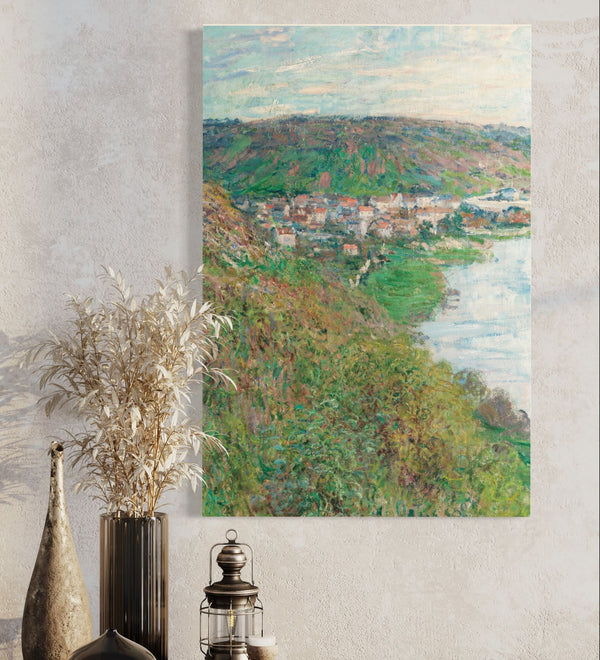 View of Vetheuil by Claude Monet | Ready to hang | Giclee Print