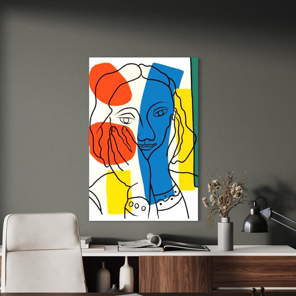 Femme by Fernand Leger Canvas Giclee Print | Ethereal Elegance