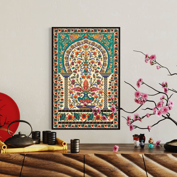 Tree of Life Persian Wall Art Canvas Print - Timeless Beauty for Your Space | Eternal Elegance