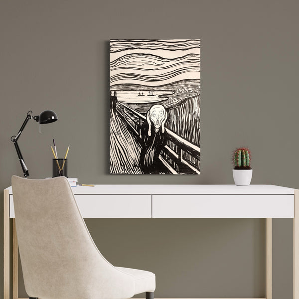 The Scream by Edvard Munch in 1893 | Norwegian artist | Canvas Giclee Print - Timeless Art for Your Space