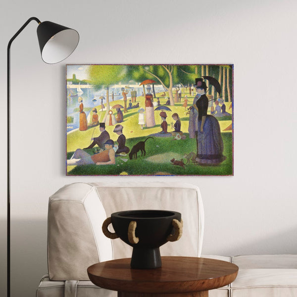 A Sunday Afternoon on the Island of La Grande Jatte by Georges Seurat | World Famous Painting