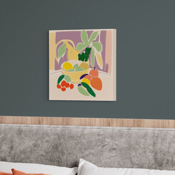Still life with fruits, flowers and floral by Tom Wesselmann Canvas Print | World Famous Painting