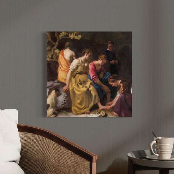 Diana and Her Companions By Johannes Vermeer Canvas Giclée Print | World Famous Painting | Enchanting Elegance