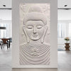 Large size Calm and Peaceful 3D Buddha with Lotus in 3 sizes 6X3 feet, 5x3 feet and 3X2 feet