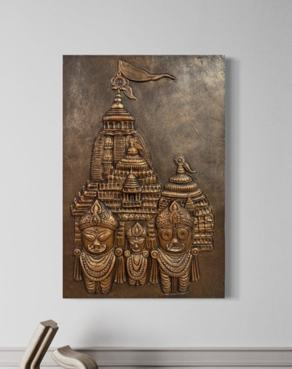 Lord Jagannath Temple 3D Relief Mural Wall Art