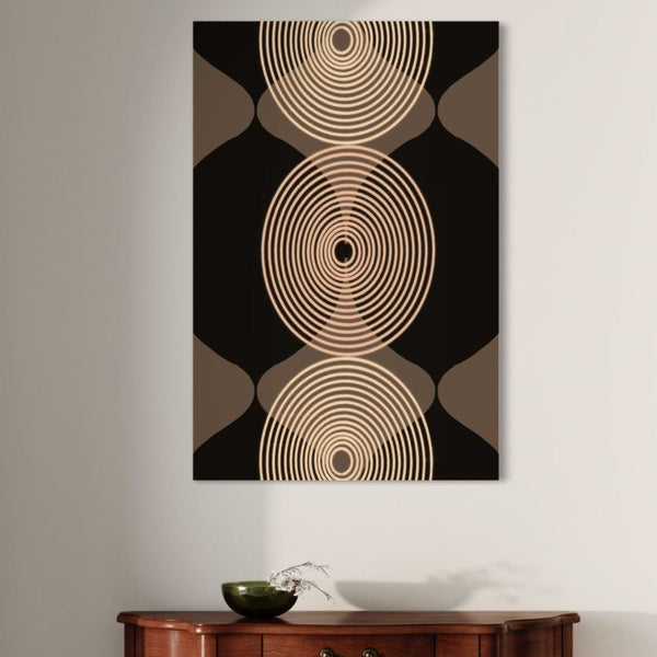 Geometric Mid Century Modern Abstract Canvas Print – Available in 30x20 Inches or 48x32 Inches