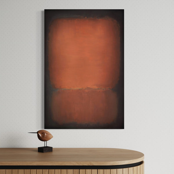 Eclipse of Emotion: No. 10 Color With Dark Shades Abstract Art by Mark Rothko - Canvas Giclee Print