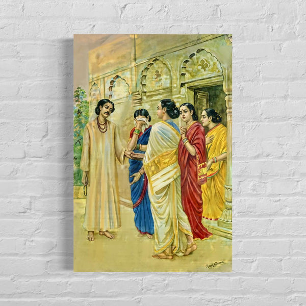 Yogi gopichandra by Raja Ravi Varma | Famous Canvas Painting