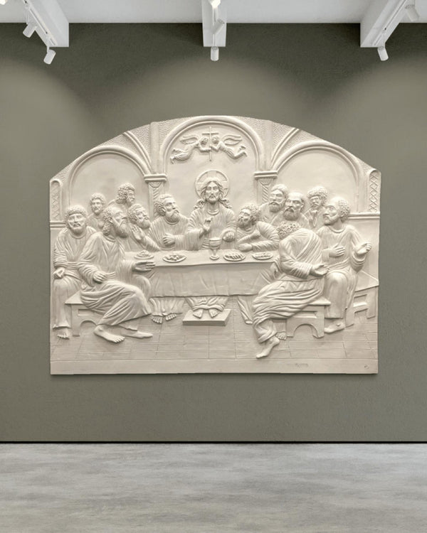 5X4 Feet Last Supper 3D Relief Mural Wall Art Jesus Christ Painting | Christian