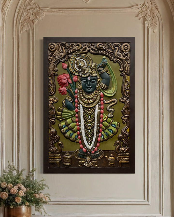 Shrinath Ji (Krishna) 3D WALL Art