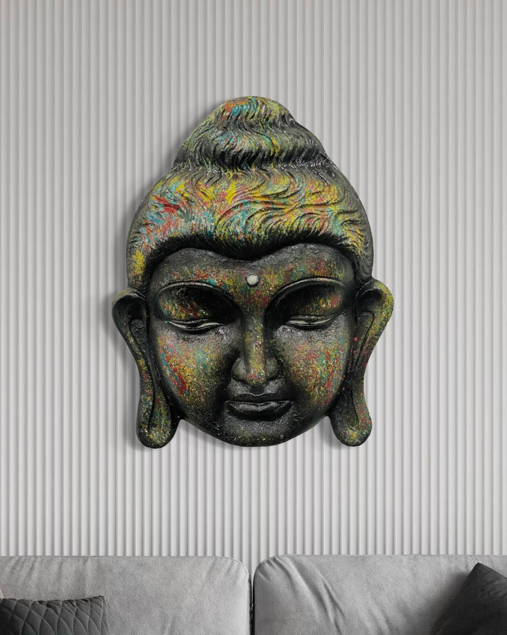 2 feet Buddha Face Wall Hanging