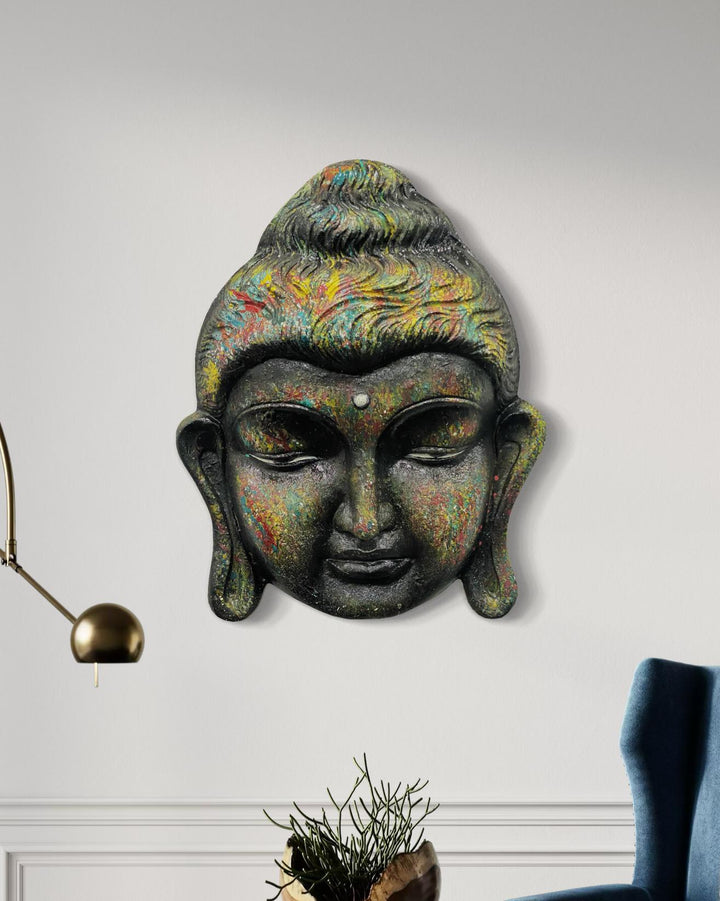 2 feet Buddha Face Wall Hanging