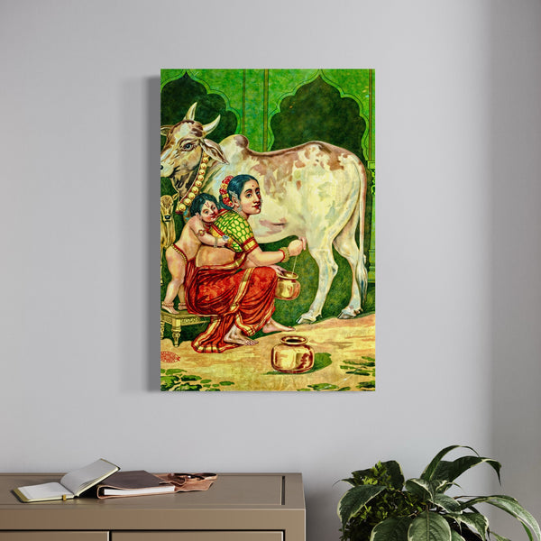 Godohan by Raja Ravi Varma | Famous Canvas Painting