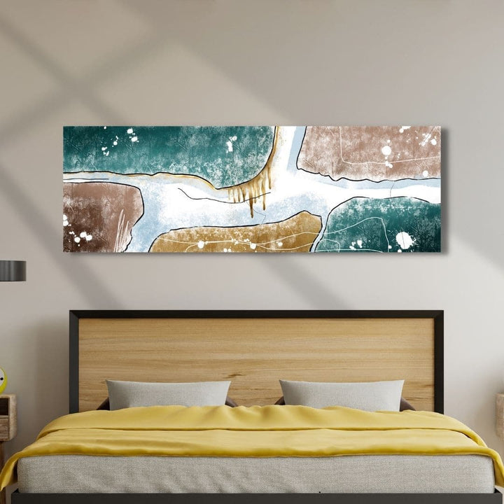 Large Size Abstract print on Canvas | High Quality Giclee Print Gallery Wrapped | Ready to hang.